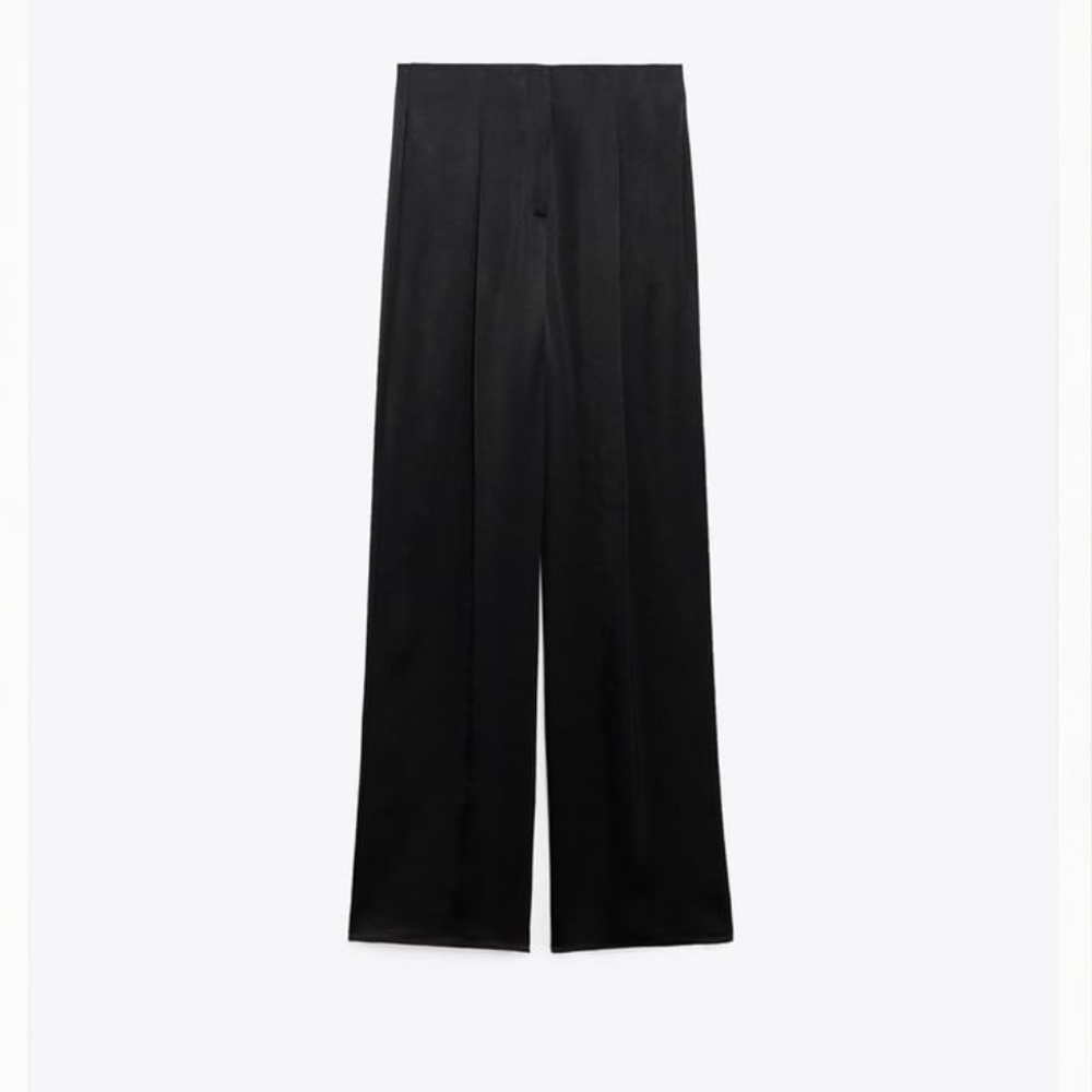 NWT satin effect Zara dress pants